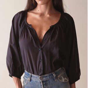DOEN JIANA TOP -- Navy - NWT!
